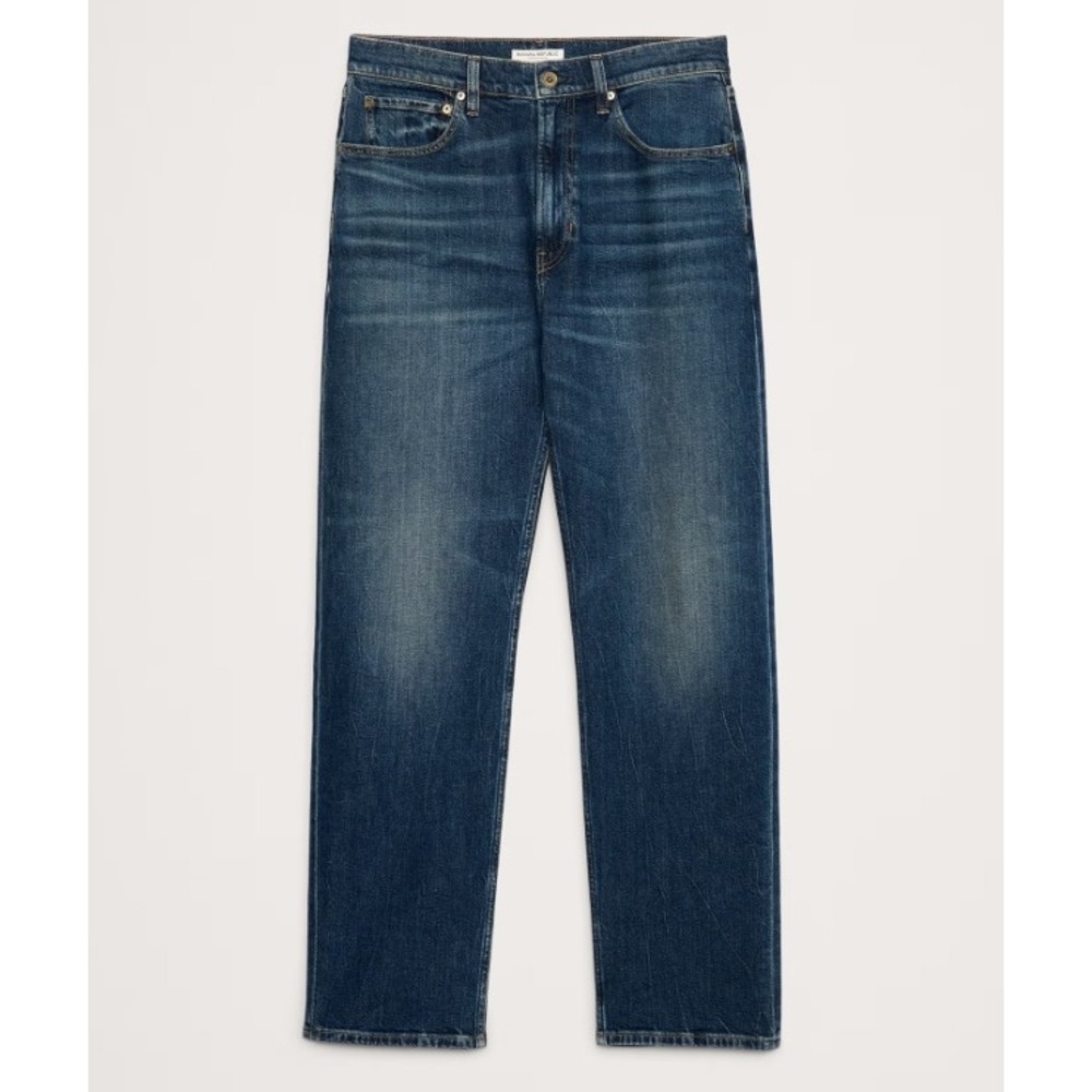 Banana Republic Authentic Straight Jeans Medium Wash 34x30 New With Tags